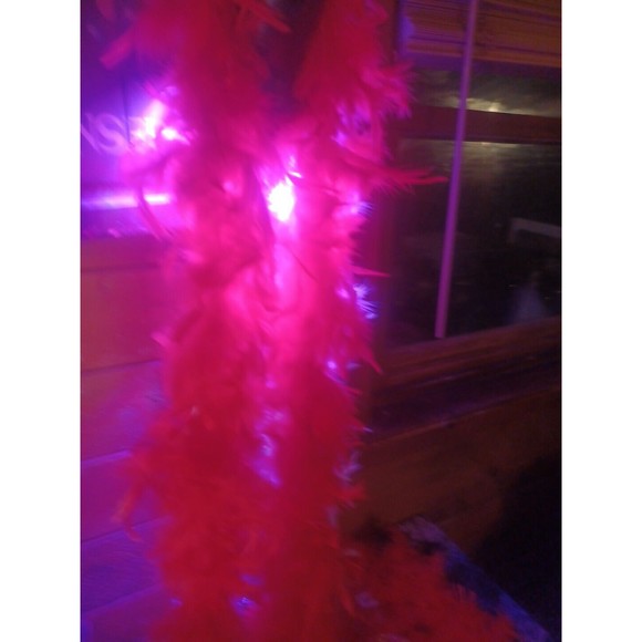 7 Ft Feather Boa Valentine Halloween Prom 1920s Costume Burlesque Dance Cos - Picture 1 of 5